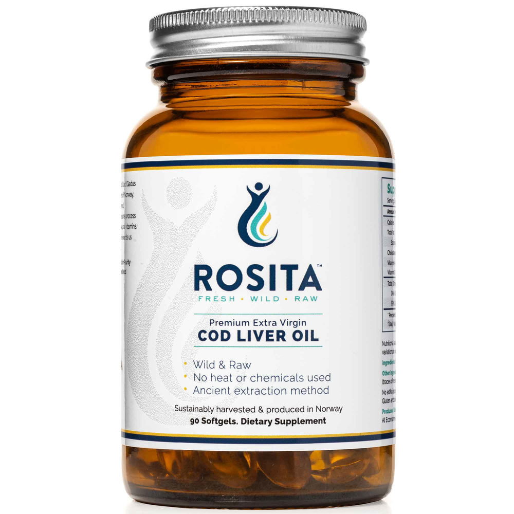 Rosita Extra Virgin Cod Liver Oil Softgels  - 90 gelcaps