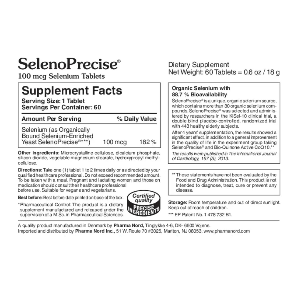 Bioavailable Selenium Yeast - 150 tablets - Pharma Nord