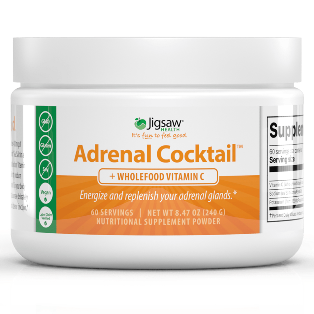 Jigsaw Adrenal Cocktail™ + Wholefood Vitamin C - 60 Servings