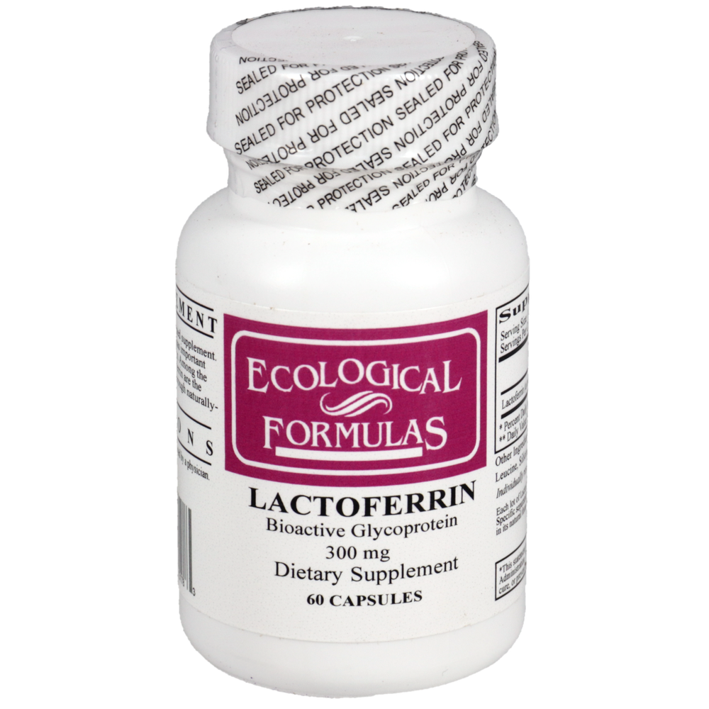 Ecological Formulas - Lactoferrin-  300 Mg 60 Capsules