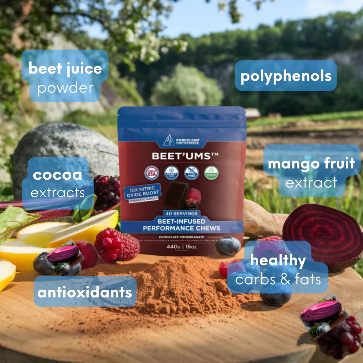 BEET'UMS™ - Beet-Infused Performance Chews