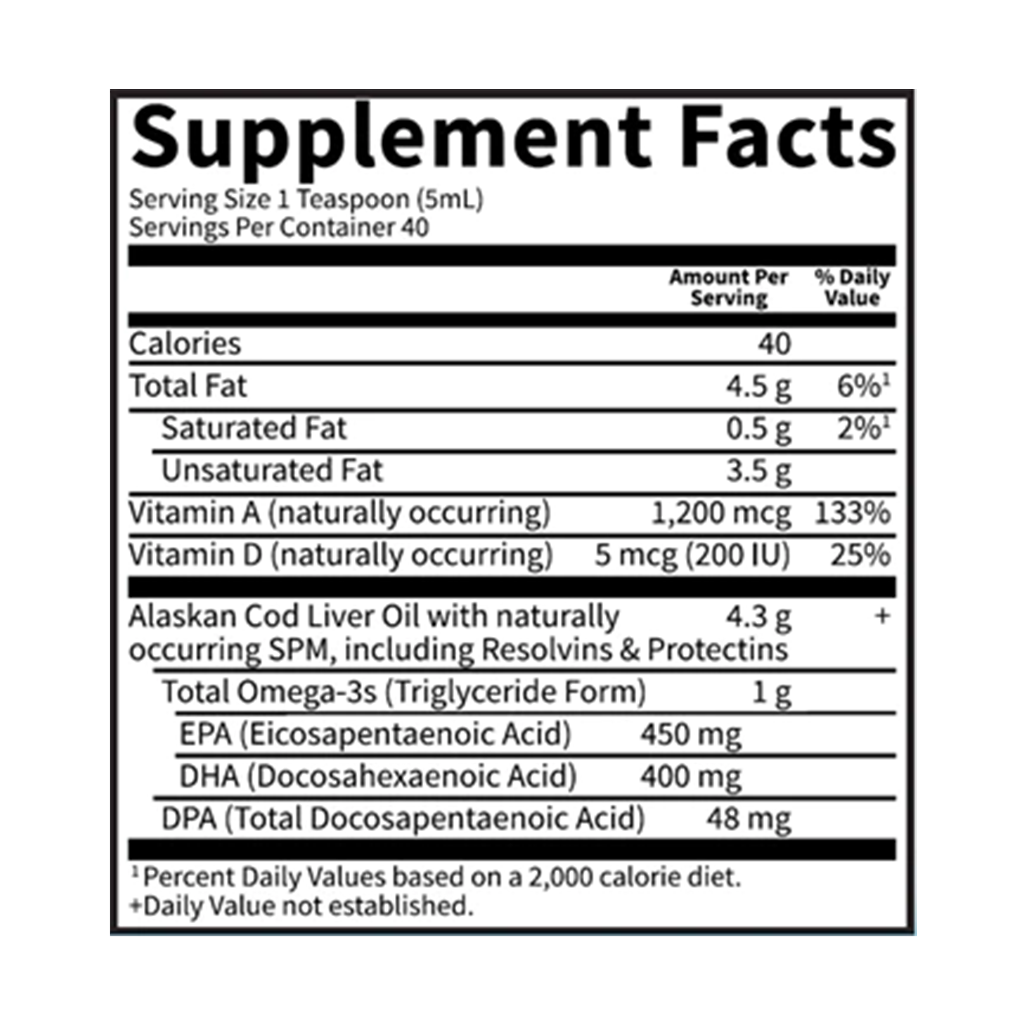 Garden of Life Dr. Formulated Alaskan Cod Liver Oil - Lemon Flavor, 80 Servings