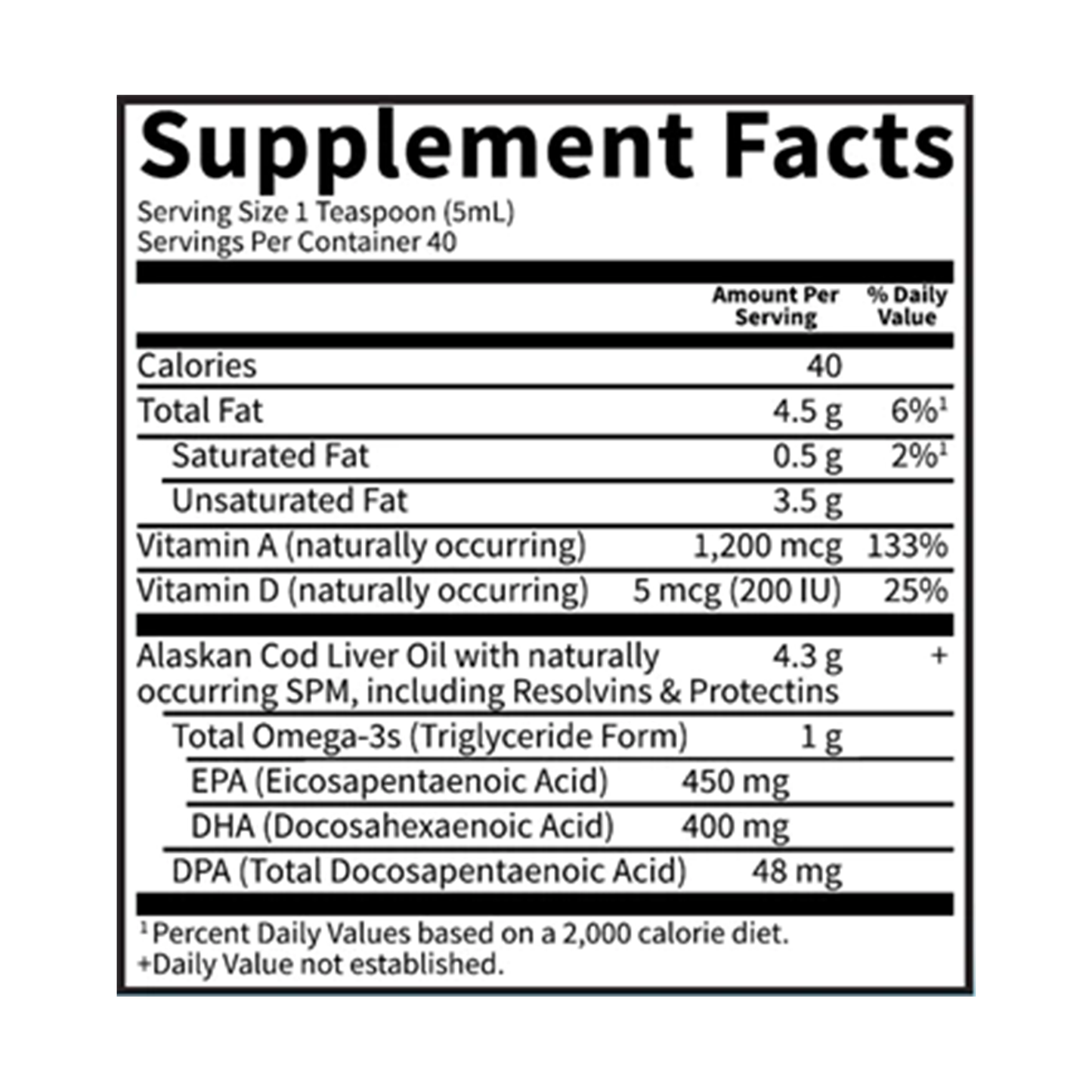 Garden of Life Dr. Formulated Alaskan Cod Liver Oil - Lemon Flavor, 80 Servings
