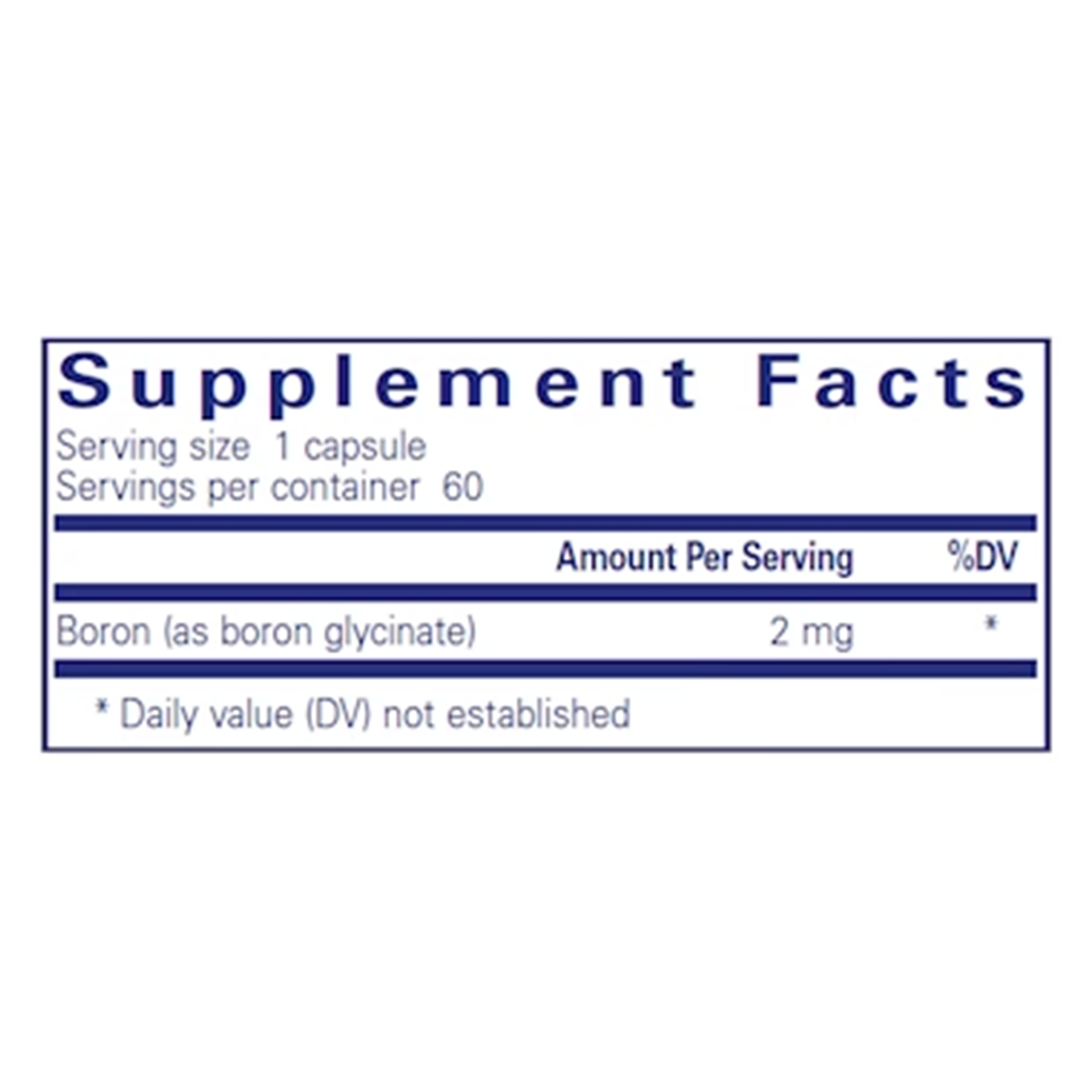 Pure Encapsulations Boron (Glycinate) - 60 caps