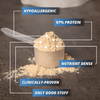 protein collagen peptides and egg protein whey protein and protein bar with PureClean Protein