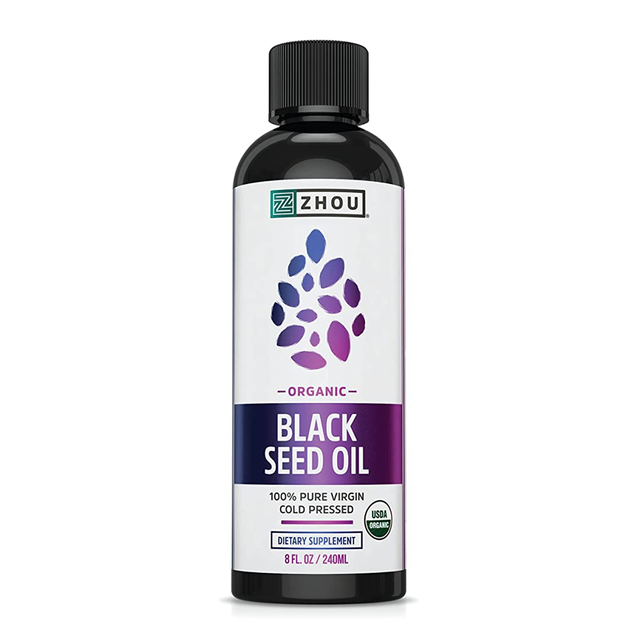 Organic Black Seed Oil - Super Antioxidant Support – Zhou Nutrition - 240ml