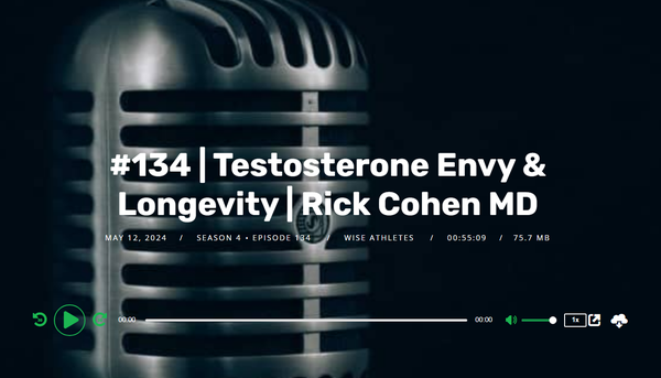#134 | Testosterone Envy & Longevity | Rick Cohen MD