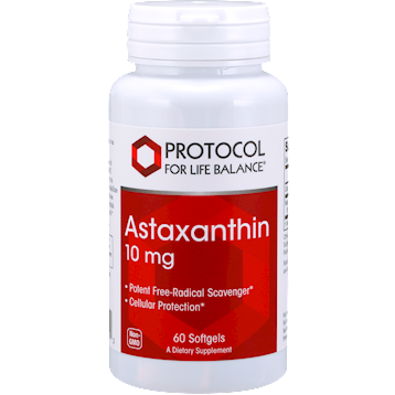 Astaxanthin 10 mg - 60 gels - Protocol For Life Balance
