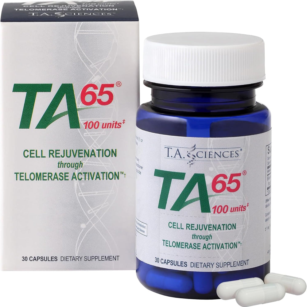 
                      
                        TA-65MD® Telomerase Activation Supplement - 30 Capsules - T.A. Sciences
                      
                    