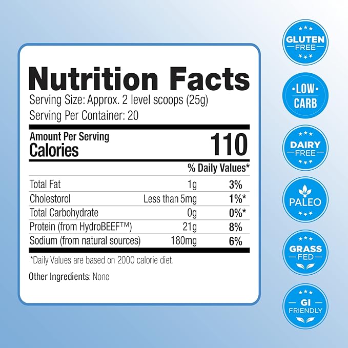 pureclean protein hydrobeef protein powder