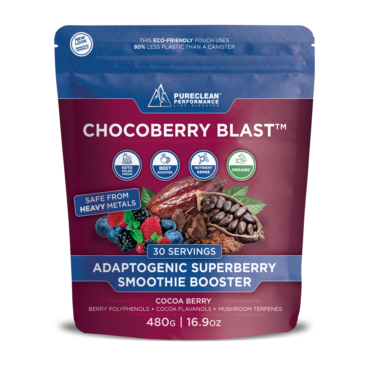 CHOCOBERRY BLAST™ - Beet-Infused Whole Food Powder (Inventory low - Expect 3 weeks shipping time )