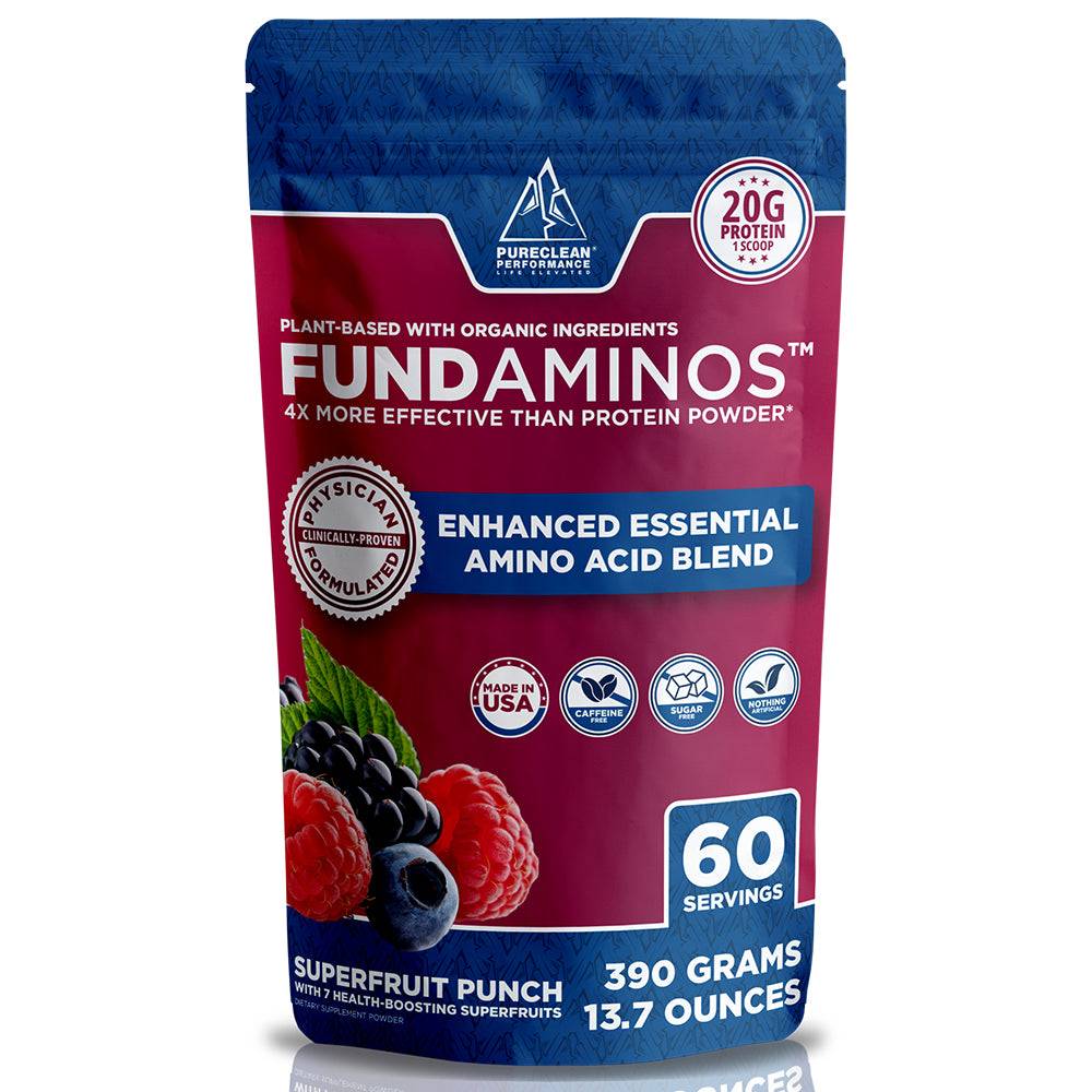 FUNDAMINOS™  - Plant-Based Essential Amino Acid Powder - PureClean Performance