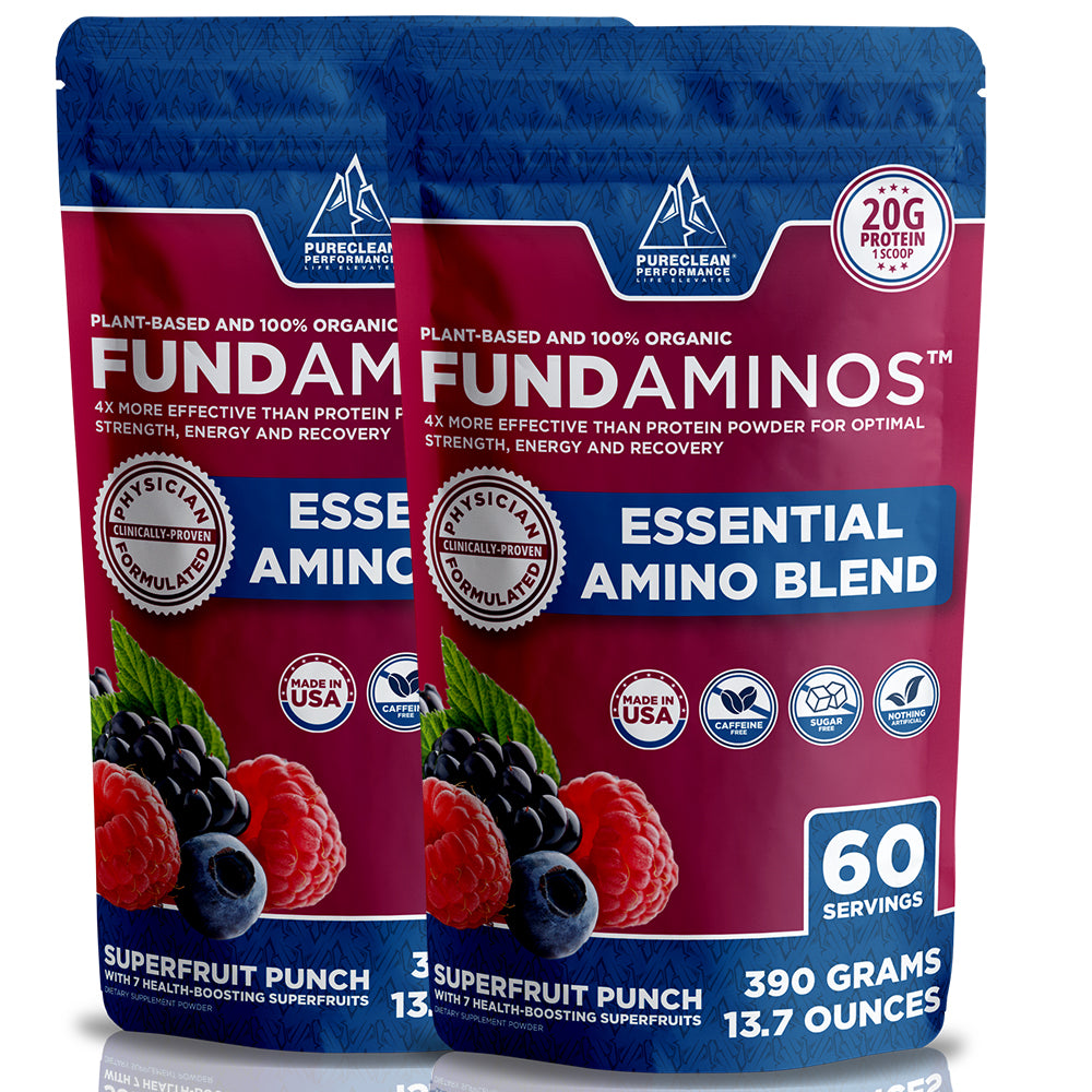FUNDAMINOS™  - (2 Pack) Plant-Based Essential Amino Acid Powder