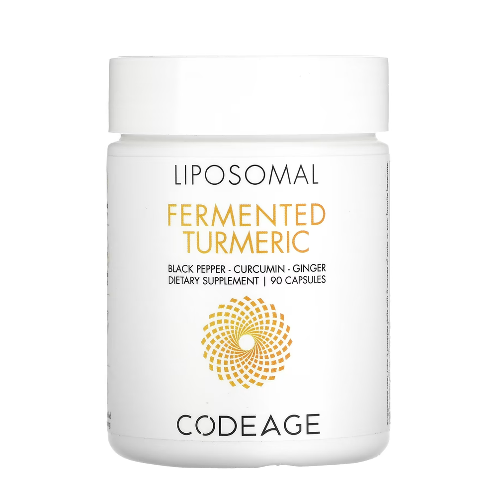 
                      
                        Liposomal Fermented Turmeric - 90 caps - Code Age
                      
                    