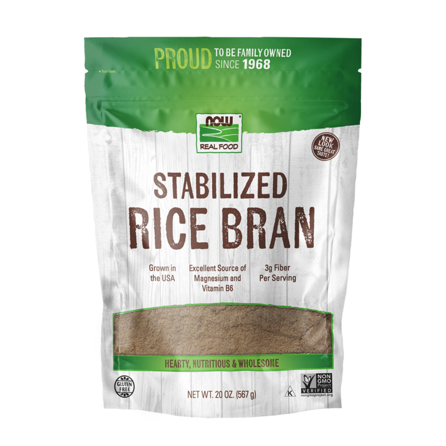 
                  
                    Stabilized Rice Bran - 567g - NOW Foods
                  
                