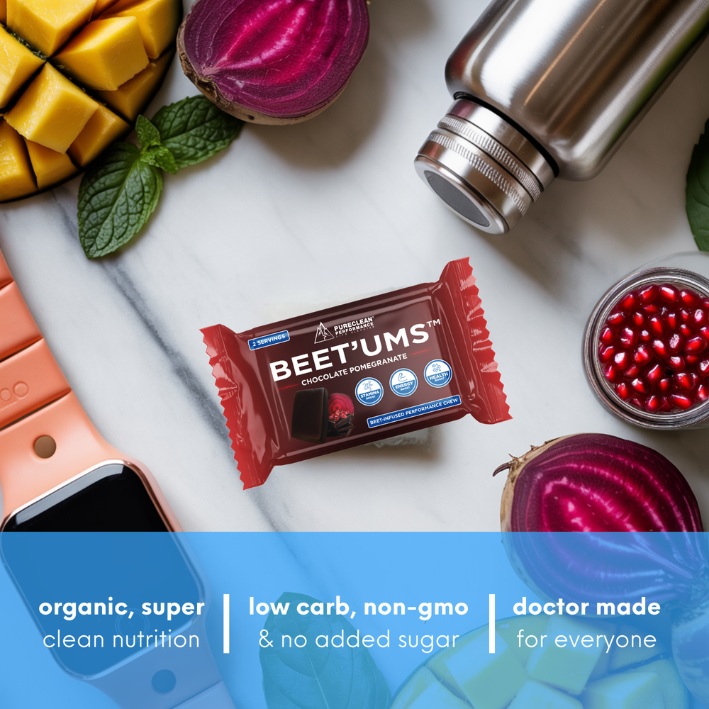 
                      
                        BEET'UMS™ - Beet-Infused Performance Chews
                      
                    