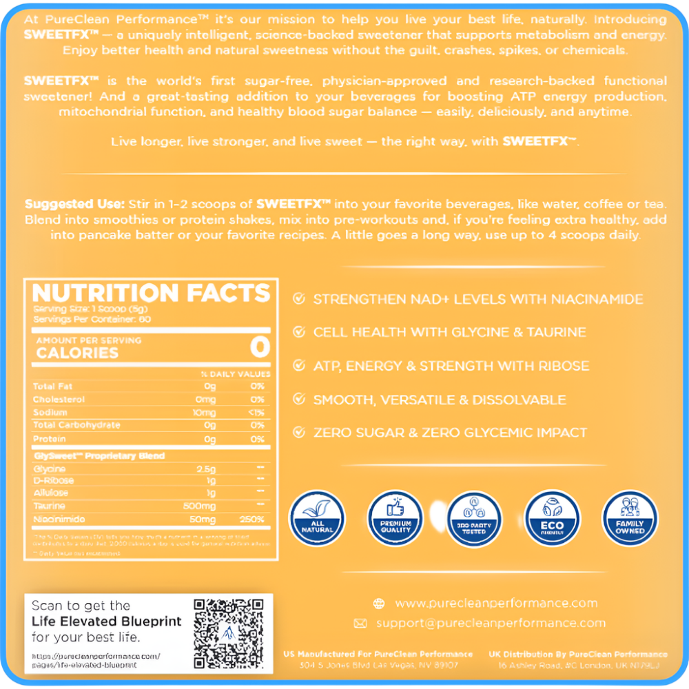 SWEETFX™ - Metabolic Health Boosting Sweetener