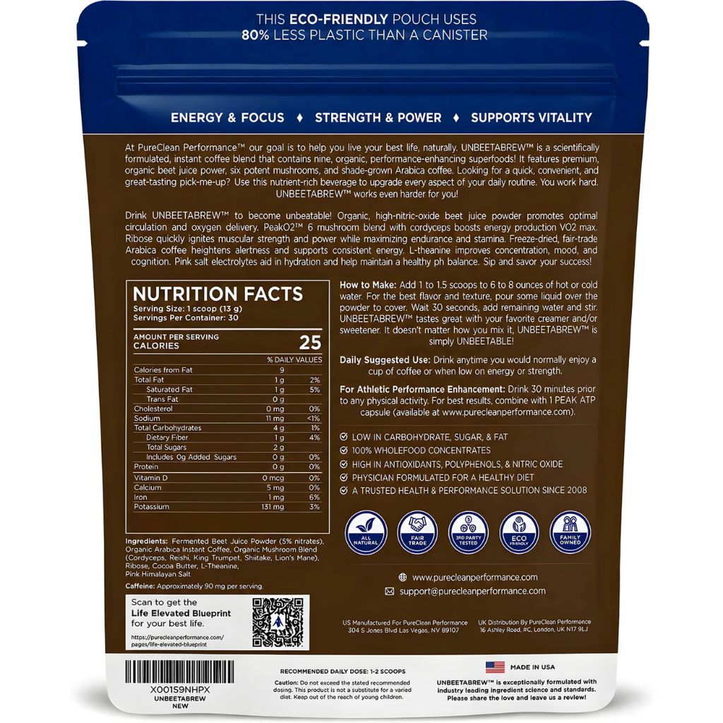 UNBEETABREW™ - Beet-Infused Performance Coffee