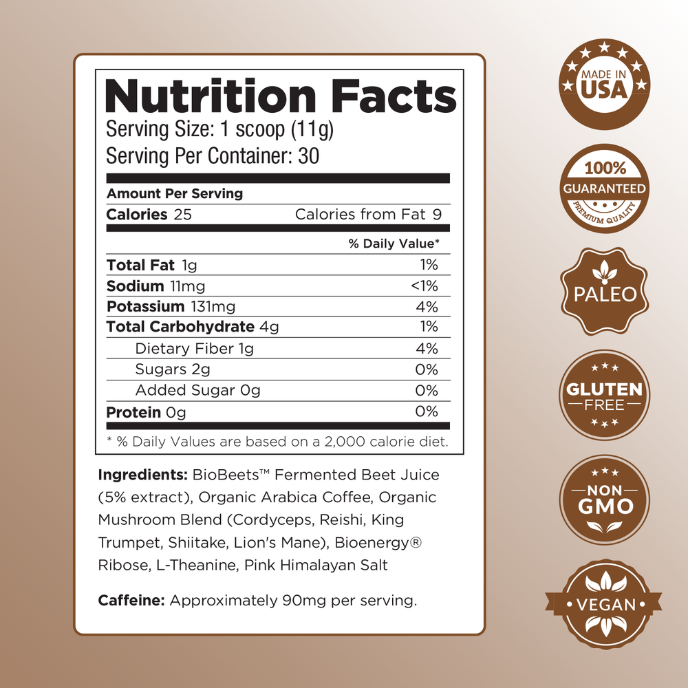 2 Bags UNBEETABREW™ - The World's First Beet-Infused Performance Coffee