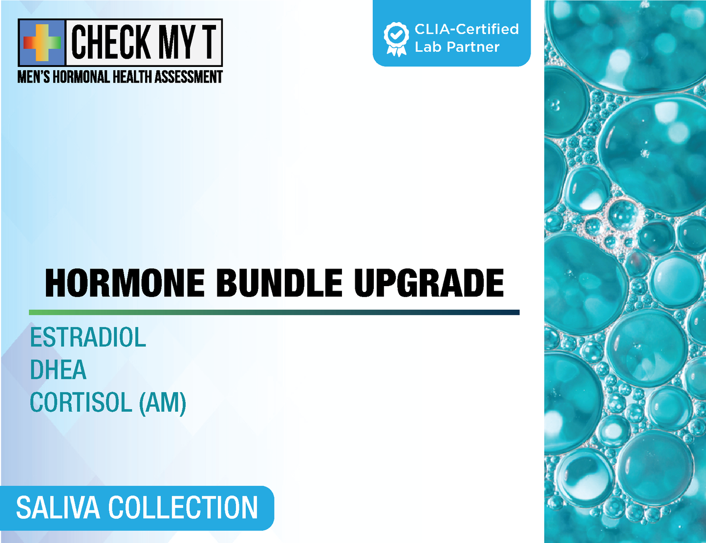 Add-On Item - Saliva Hormone Bundle Upgrade Estradiol, DHEA, Cortisol (AM)