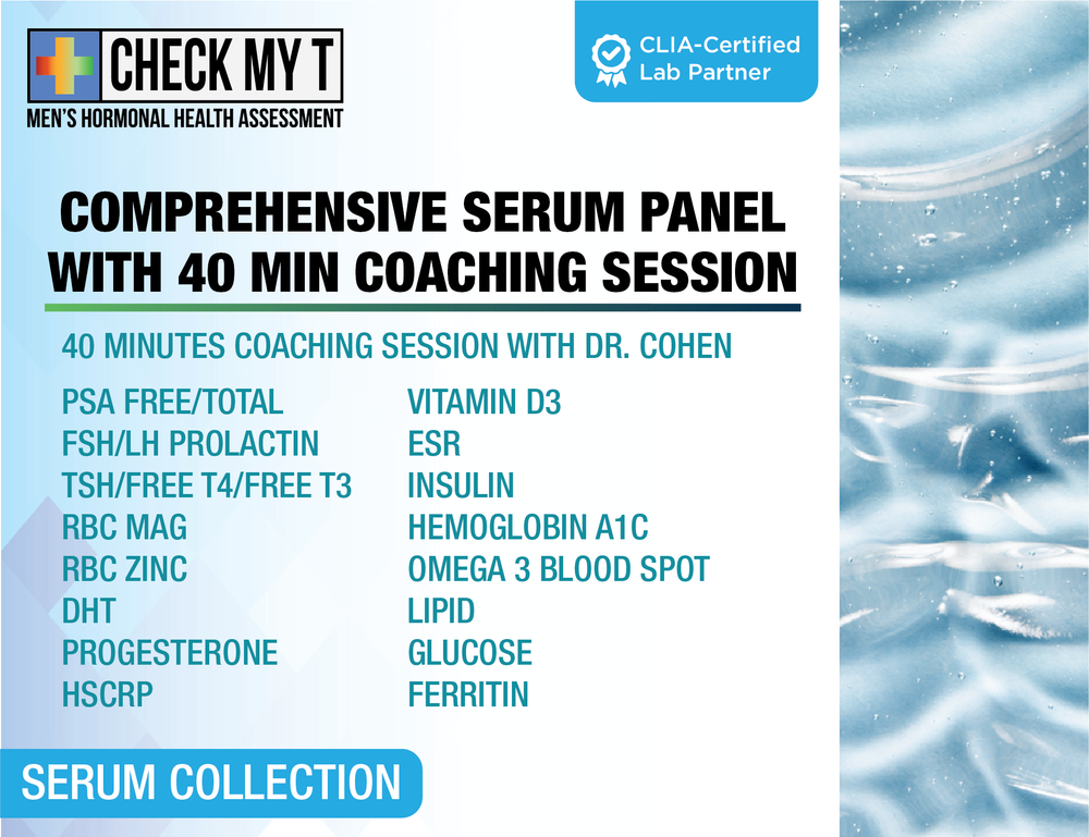 Comprehensive Serum Panel with 40 min Coaching Session