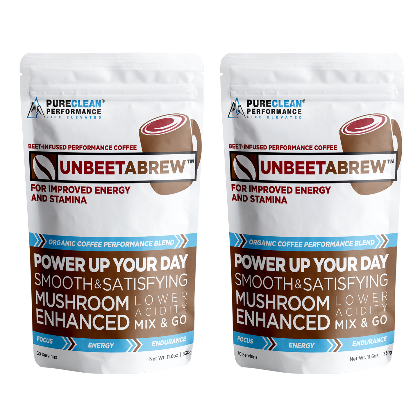 2 Bags UNBEETABREW™ - The World's First Beet-Infused Performance Coffee (Inventory low - Expect 3 weeks shipping time)